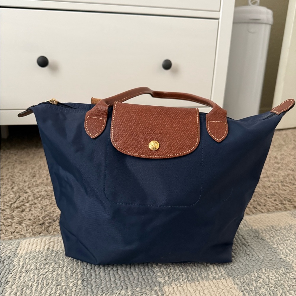 Longchamp Le Pliage Small Navy